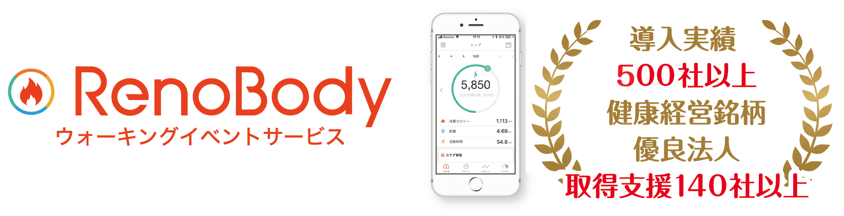 RenoBodyウォーキングイベントサービス